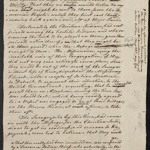 a page of handwritten text