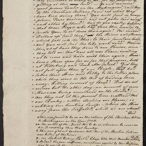 a page of handwritten text