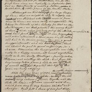 a page of handwritten text