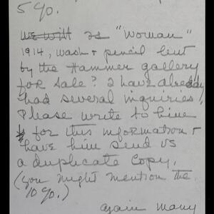 a page of handwritten text