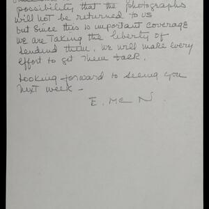 a page of handwritten text