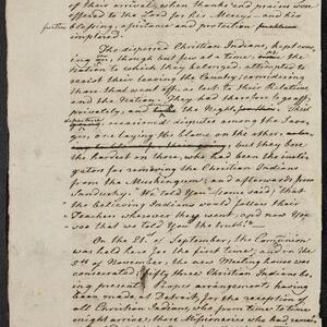 a page of handwritten text