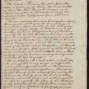 a page of handwritten text