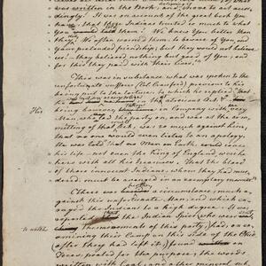 a page of handwritten text