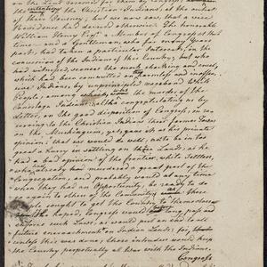 a page of handwritten text