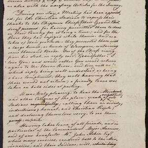 a page of handwritten text