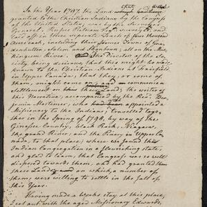 a page of handwritten text