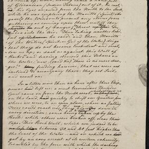 a page of handwritten text