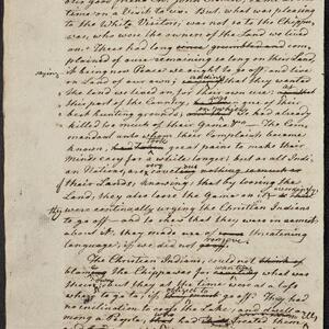 a page of handwritten text