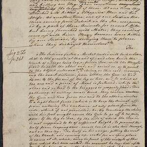 a page of handwritten text