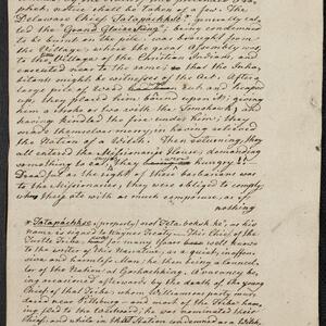 a page of handwritten text