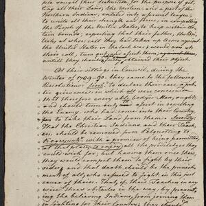 a page of handwritten text