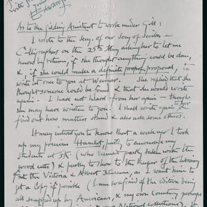 a page of handwritten text