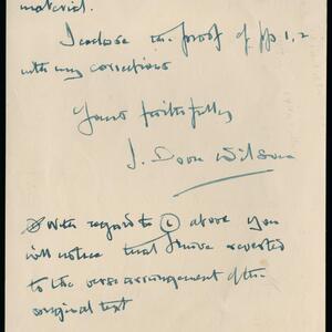 a page of handwritten text