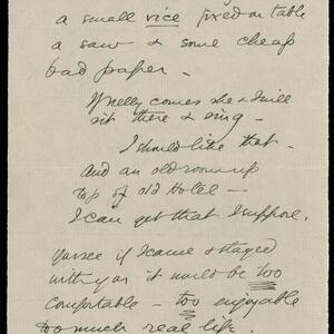 a page of handwritten text