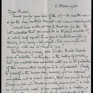 a page of handwritten text