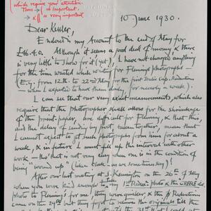 a page of handwritten text