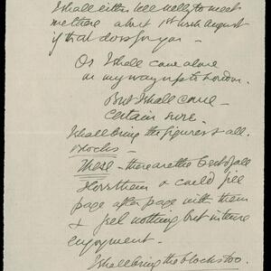 a page of handwritten text