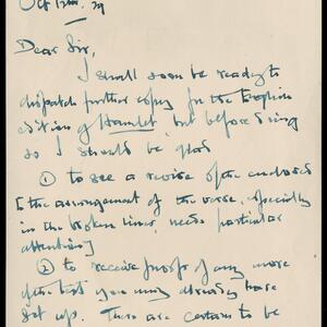a page of handwritten text