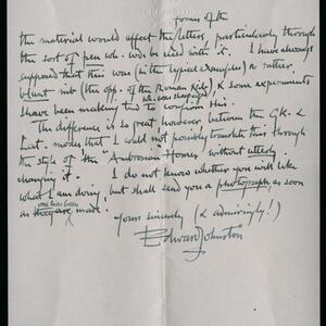 a page of handwritten text