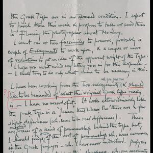 a page of handwritten text