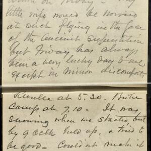 a page of handwritten text