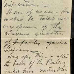 a page of handwritten text