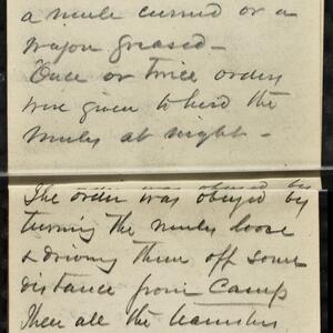 a page of handwritten text
