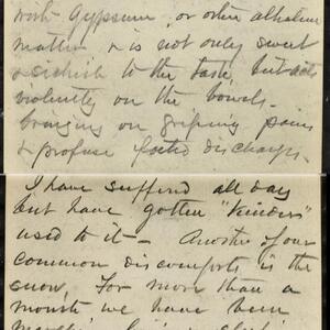 a page of handwritten text