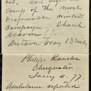 a page of handwritten text