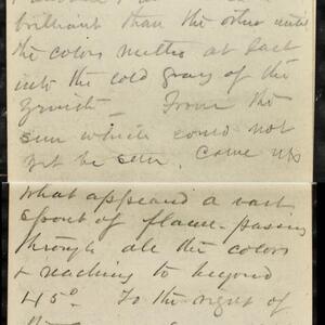 a page of handwritten text