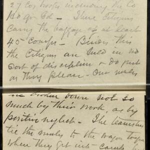 a page of handwritten text