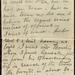 a page of handwritten text
