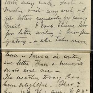 a page of handwritten text
