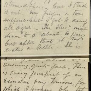 a page of handwritten text