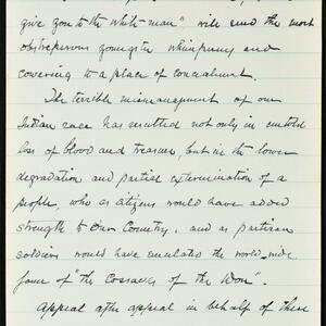a page of handwritten text