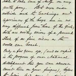 a page of handwritten text