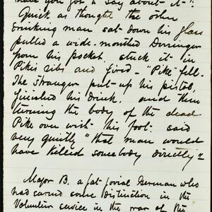 a page of handwritten text