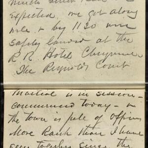 a page of handwritten text