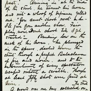 a page of handwritten text