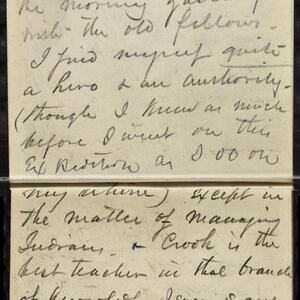 a page of handwritten text