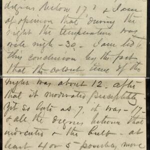 a page of handwritten text