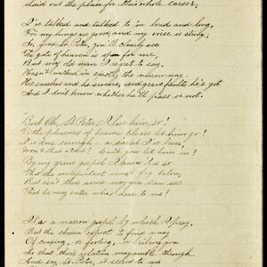 a page of handwritten text