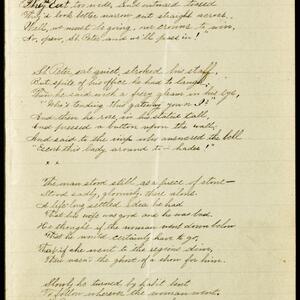 a page of handwritten text