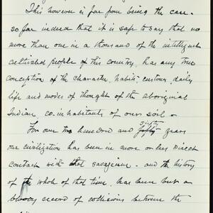 a page of handwritten text