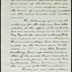 a page of handwritten text
