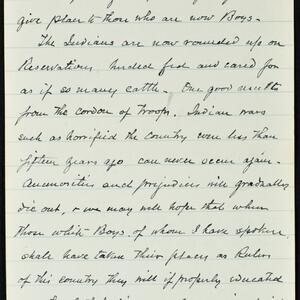 a page of handwritten text