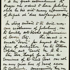 a page of handwritten text