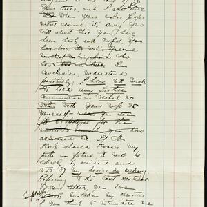 a page of handwritten text