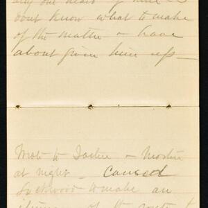 a page of handwritten text